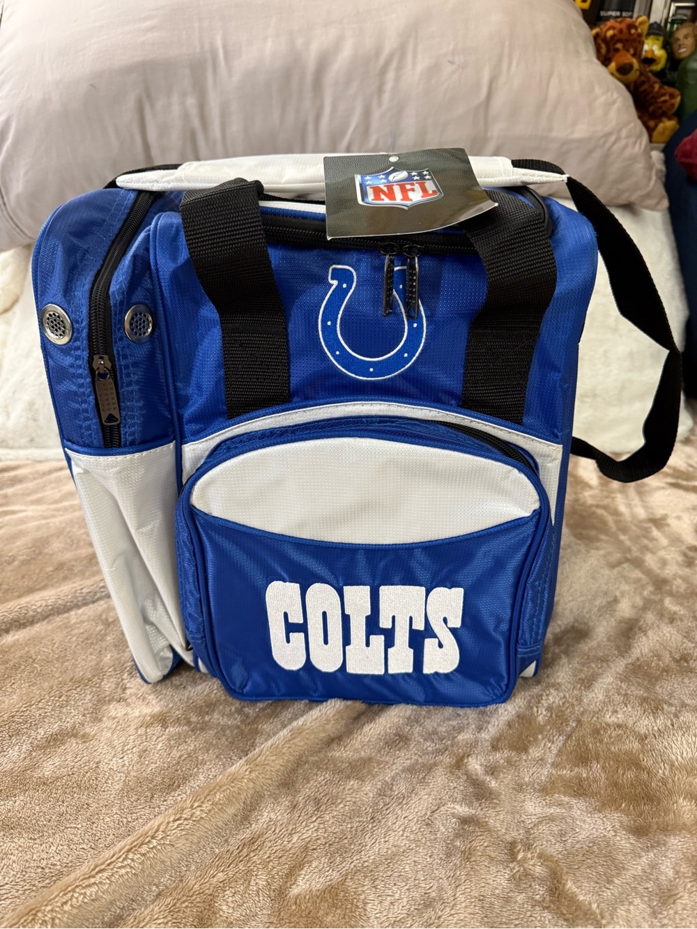 Indianapolis Colts NFL Single Ball Bowling Bag